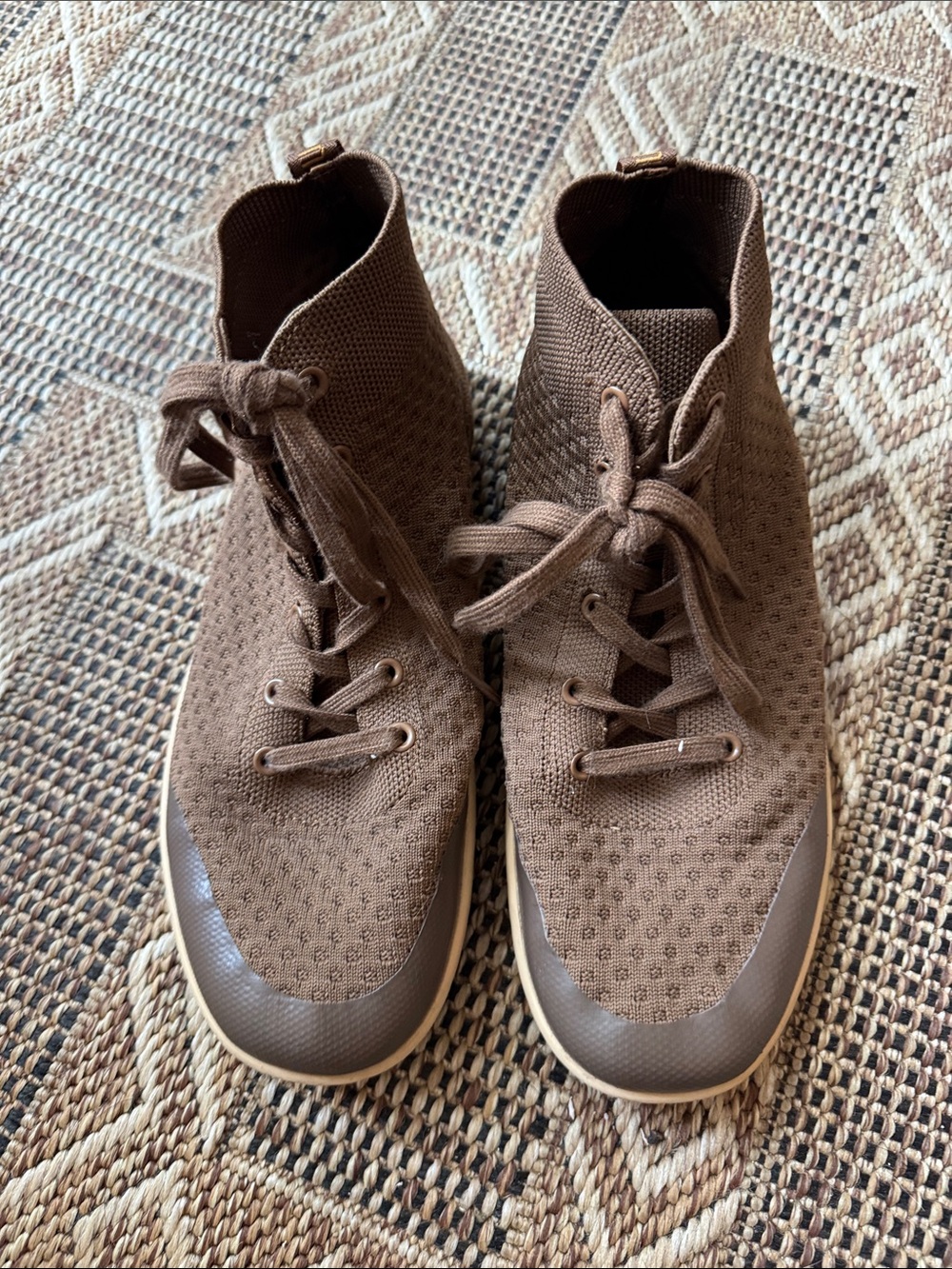 SUAVS The Legacy High Top Sneaker Brown Size 9 - Picture 3 of 7